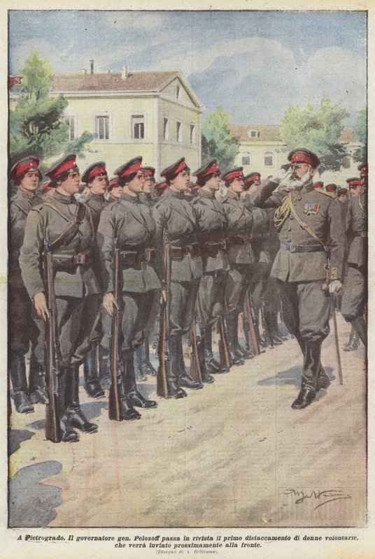 I Petrograd af Achille Beltrame