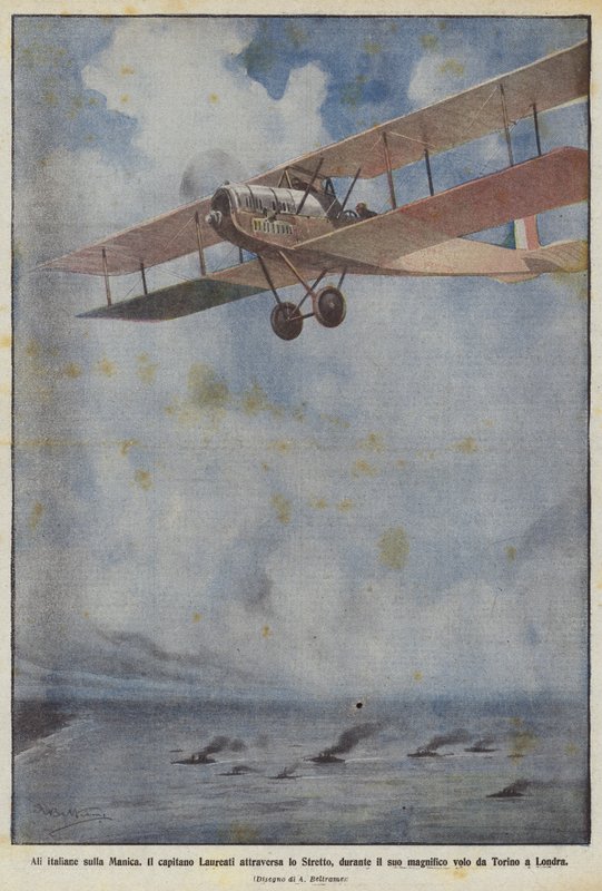 italienske vinger på kanalen af Achille Beltrame