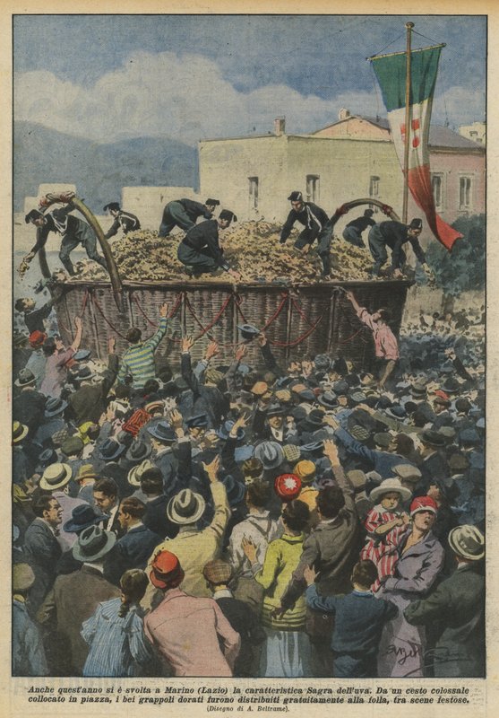 Også i år fandt den karakteristiske druefestival sted i Marino (Lazio) af Achille Beltrame