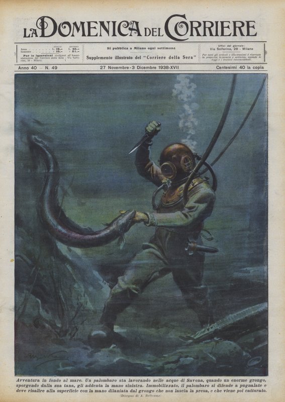 Eventyr på bunden af ​​havet af Achille Beltrame