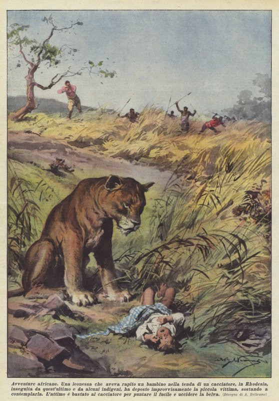 Afrikanske eventyr af Achille Beltrame