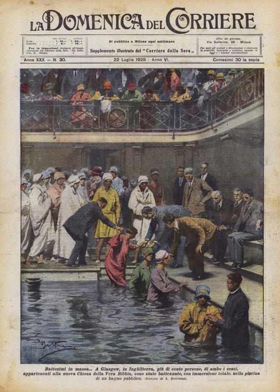 Massedåb af Achille Beltrame