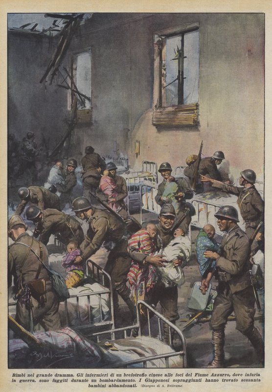 Børn i det store drama af Achille Beltrame