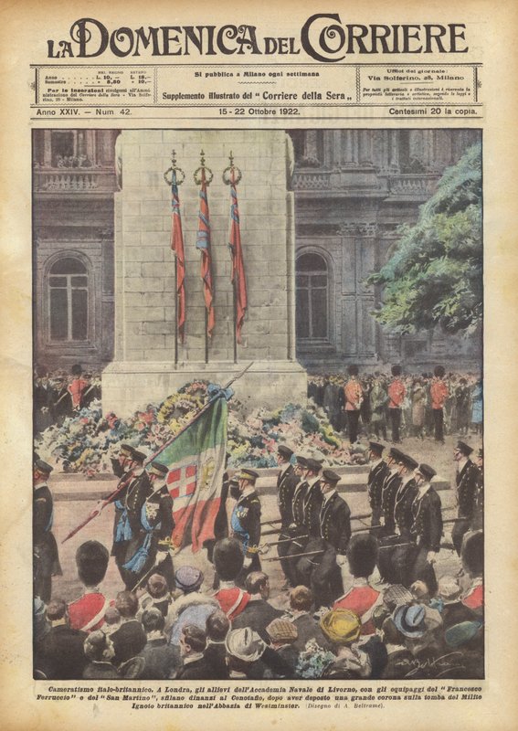 Britisk-italiensk kammeratskab af Achille Beltrame