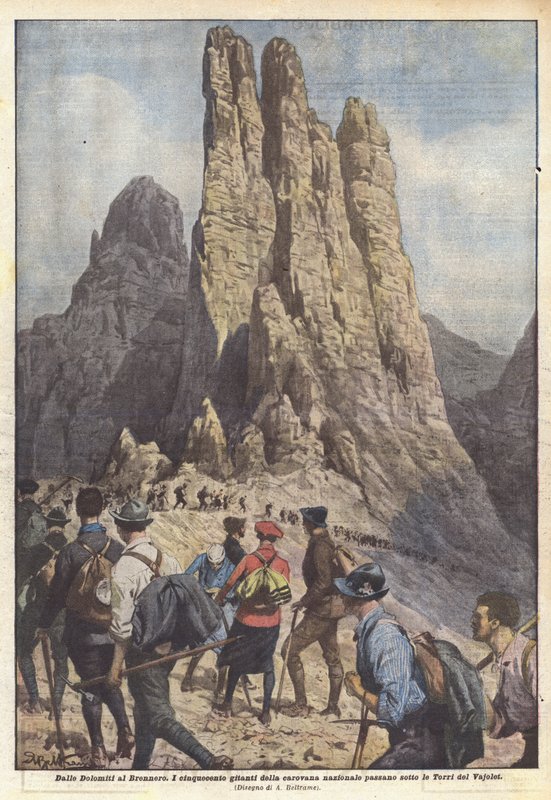 Fra Dolomitterne til Brenner af Achille Beltrame