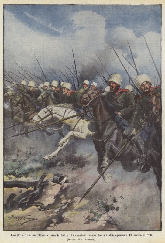 Under den sejrrige russiske offensiv i Galicien af Achille Beltrame
