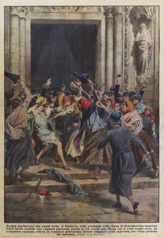 Populære udskejelser til en kort nederdel af Achille Beltrame