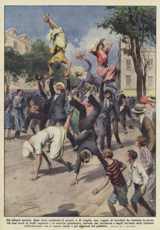 De glade nygifte af Achille Beltrame