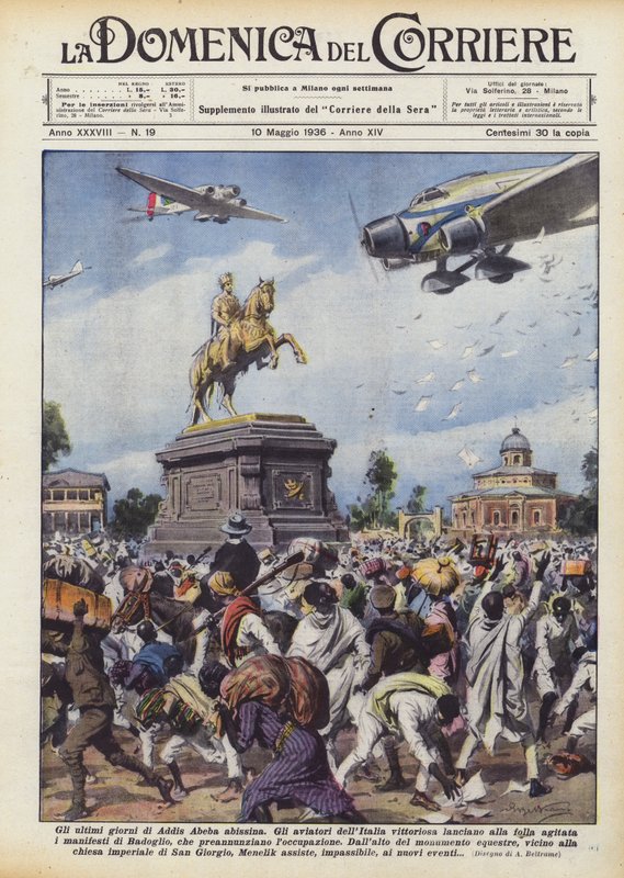 De sidste dage i Abessinske Addis Abeba af Achille Beltrame