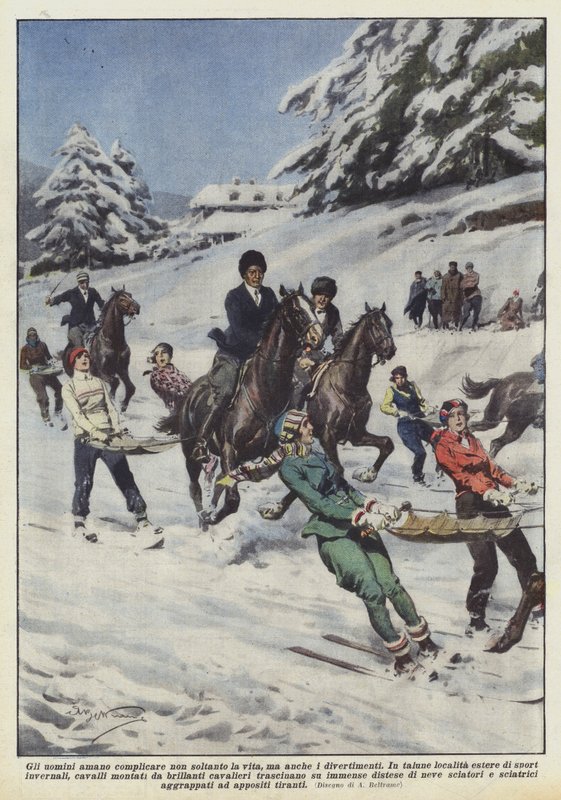 Mænd elsker at komplicere ikke kun livet, men også underholdning af Achille Beltrame