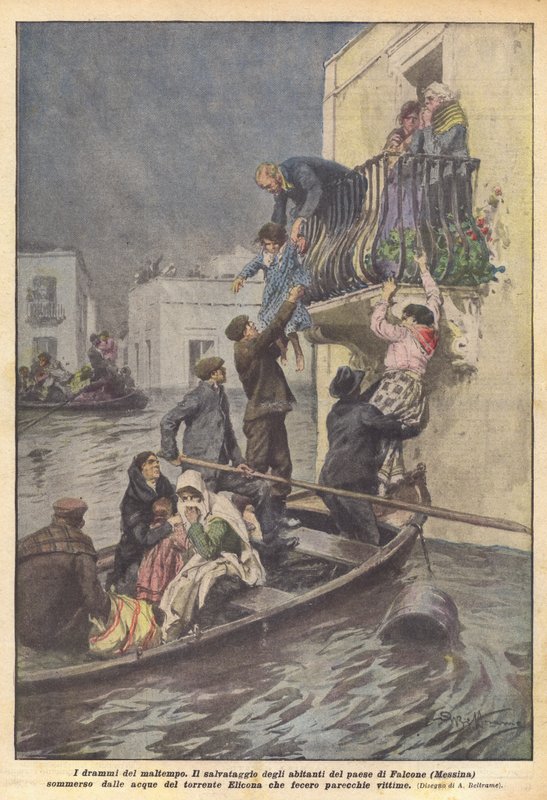 Dramaerne om dårligt vejr af Achille Beltrame