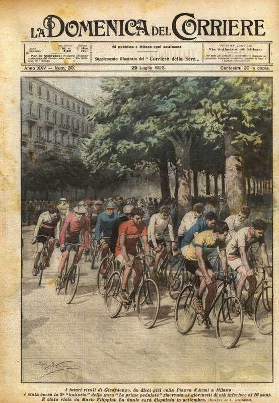 Girardengos fremtidige rivaler af Achille Beltrame