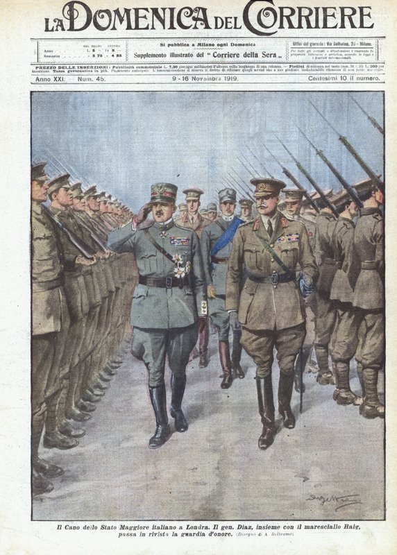 Den italienske stabschef i London af Achille Beltrame