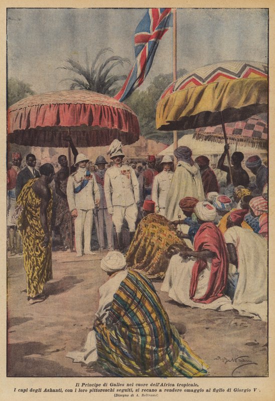 Prinsen af ​​Wales i hjertet af det tropiske Afrika af Achille Beltrame