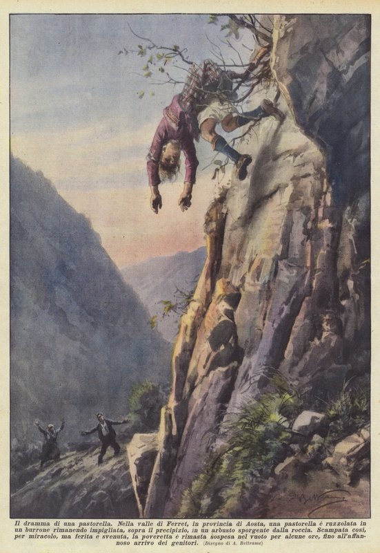 Dramaet om en hyrdinde af Achille Beltrame