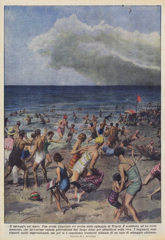 Mirage på havet af Achille Beltrame