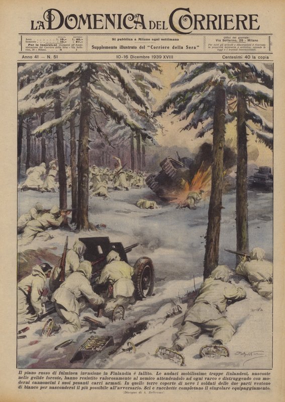 Den russiske plan for en lynhurtig invasion af Finland er slået fejl af Achille Beltrame