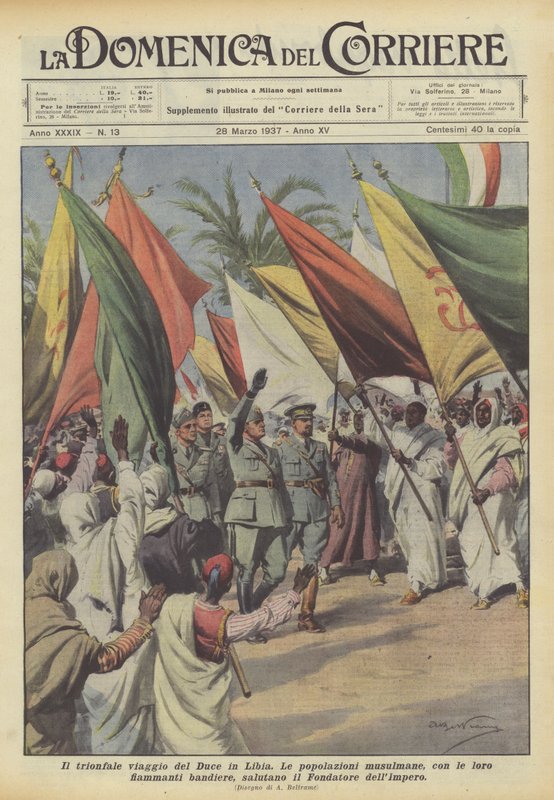 Hertugens triumfrejse til Libyen af Achille Beltrame
