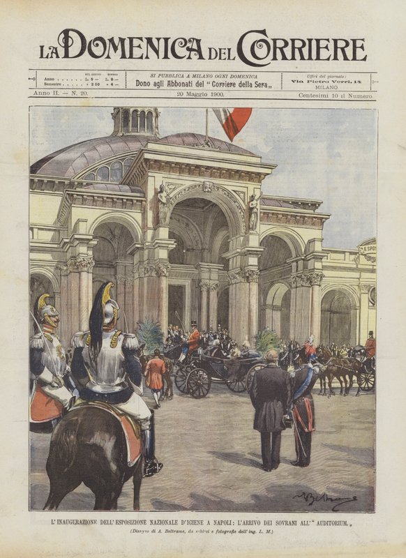 Indvielse af den nationale hygiejneudstilling i Napoli, L