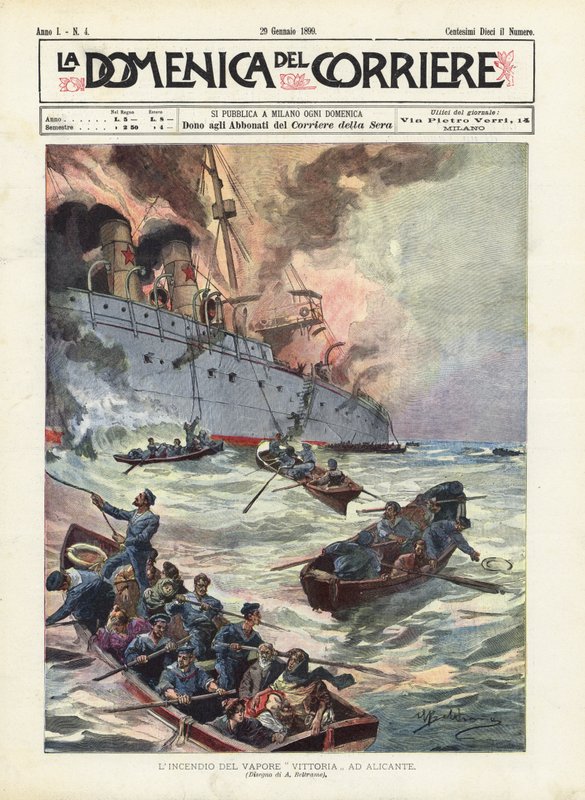 Victory Steam Fire I Alicante af Achille Beltrame