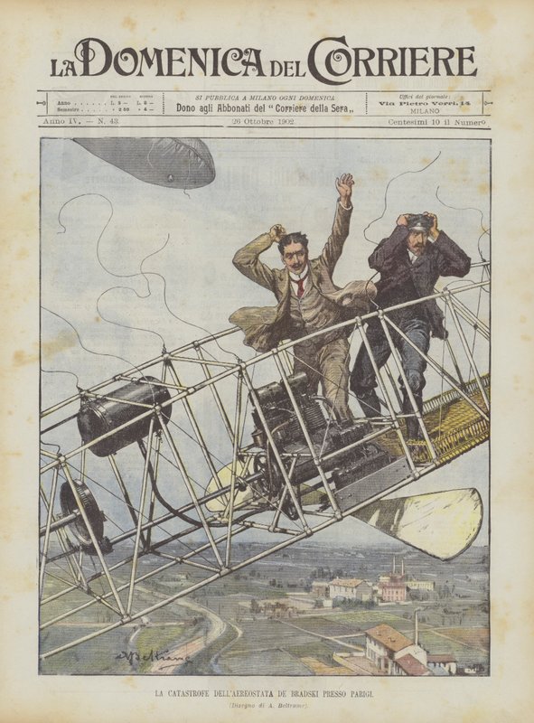 Bradski-ballonkatastrofen i Paris af Achille Beltrame