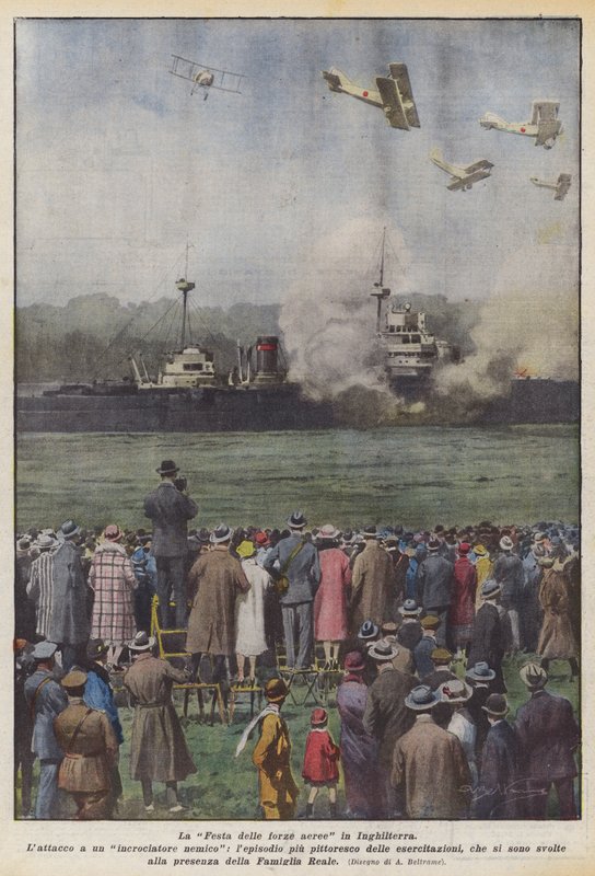 Luftvåbnets fest i England af Achille Beltrame