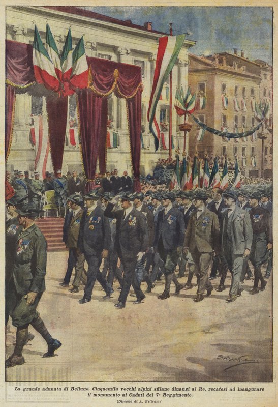 Bellunos store forsamling af Achille Beltrame