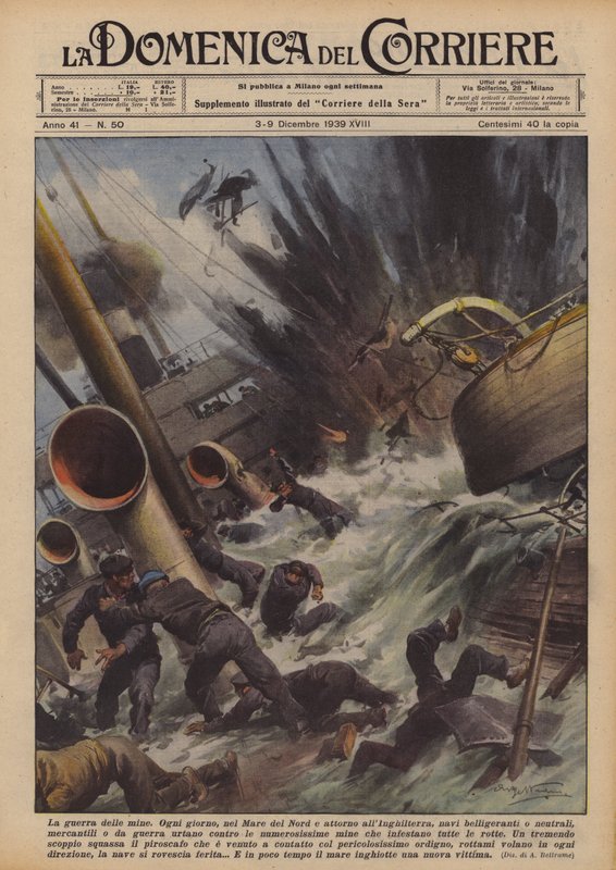 Minekrigen af Achille Beltrame