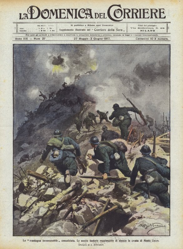 Det uindtagelige bjerg erobret af Achille Beltrame