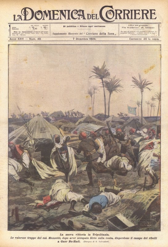 Den nye sejr i Tripolitania af Achille Beltrame