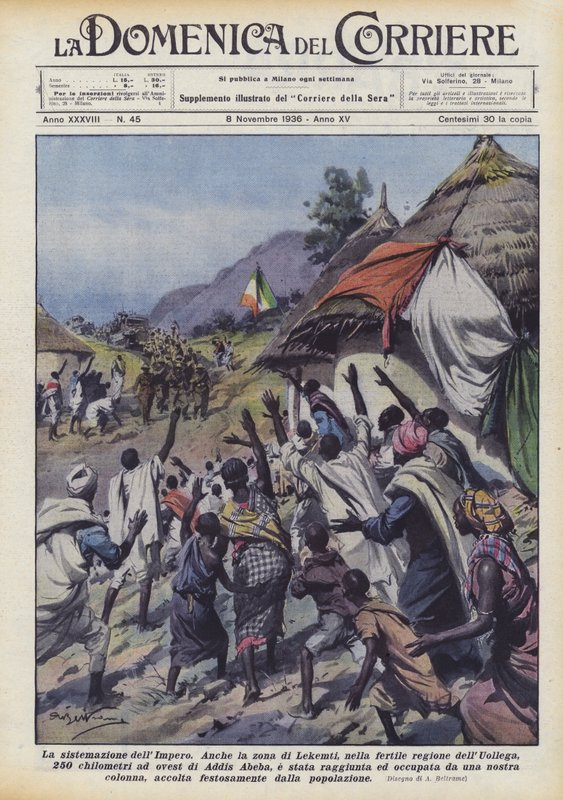 Imperiets bosættelse af Achille Beltrame