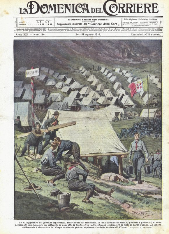 Unge opdagelsesrejsendes ferie af Achille Beltrame