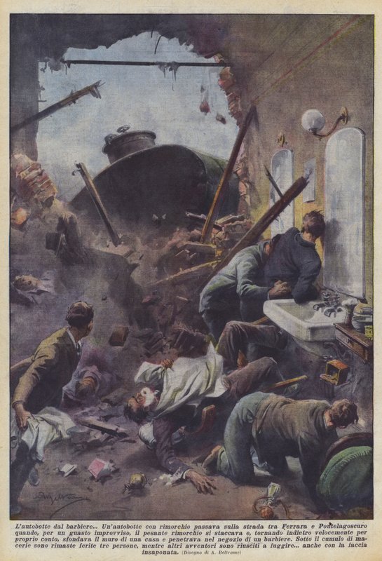 Tankvogn hos frisøren af Achille Beltrame