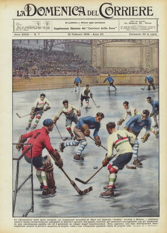 Den italienske sports præstationer af Achille Beltrame