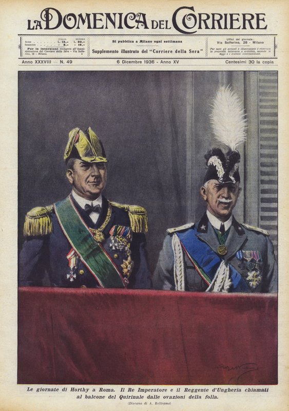 Horthys dage i Rom af Achille Beltrame