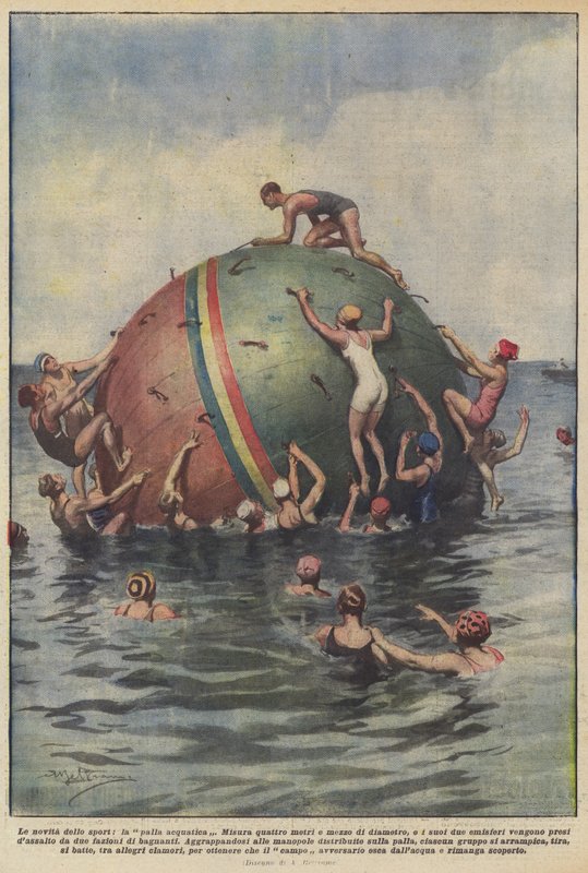 Sportens nyheder, vandbolden af Achille Beltrame