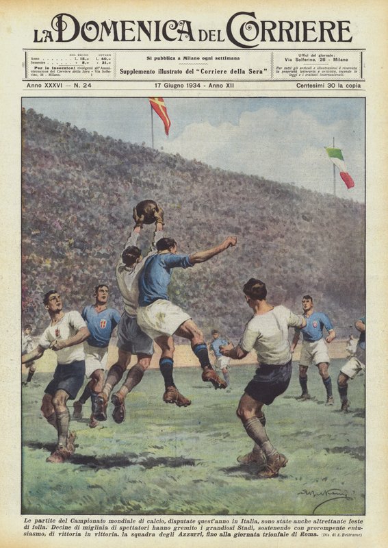 Kampene ved dette års VM i fodbold, der spilles i Italien, har også været ? af Achille Beltrame