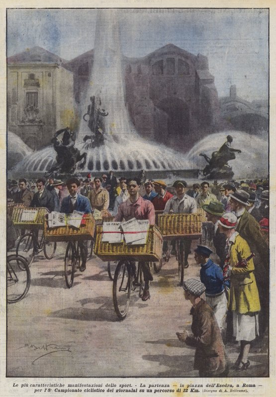 De mest karakteristiske manifestationer af sport af Achille Beltrame