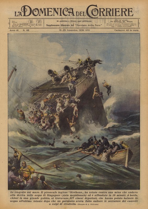 Tragedierne på havet af Achille Beltrame