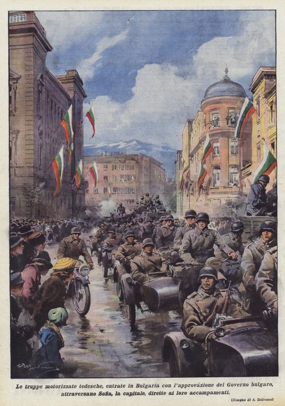 De tyske motoriserede tropper, som kom ind i Bulgarien med den bulgarske regerings godkendelse? af Achille Beltrame