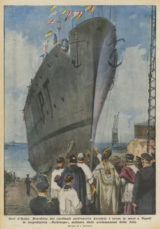 Navi dItalia af Achille Beltrame