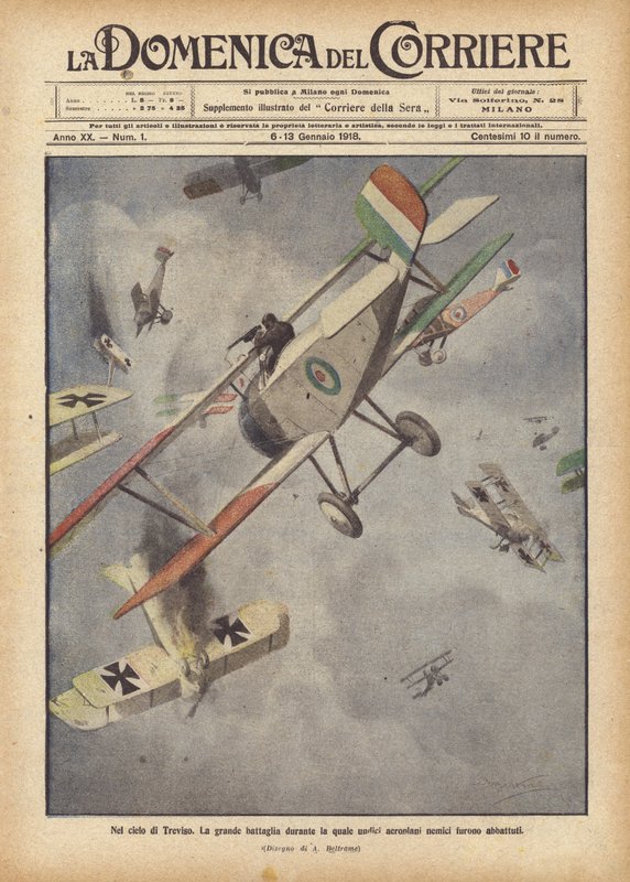 På Trevisos himmel af Achille Beltrame