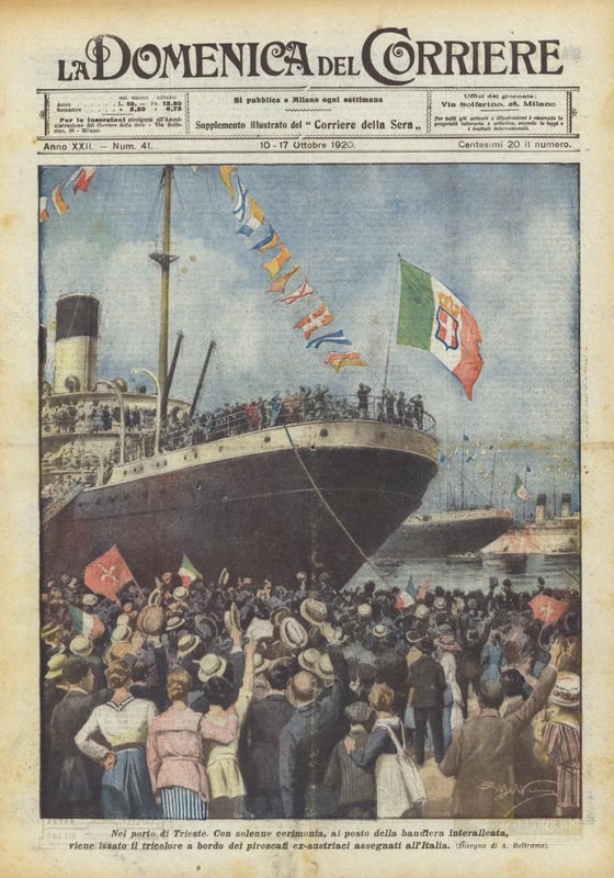 I havnen i Trieste af Achille Beltrame