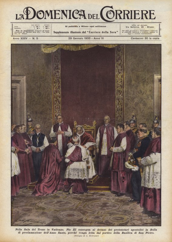 I tronsalen i Vatikanet af Achille Beltrame