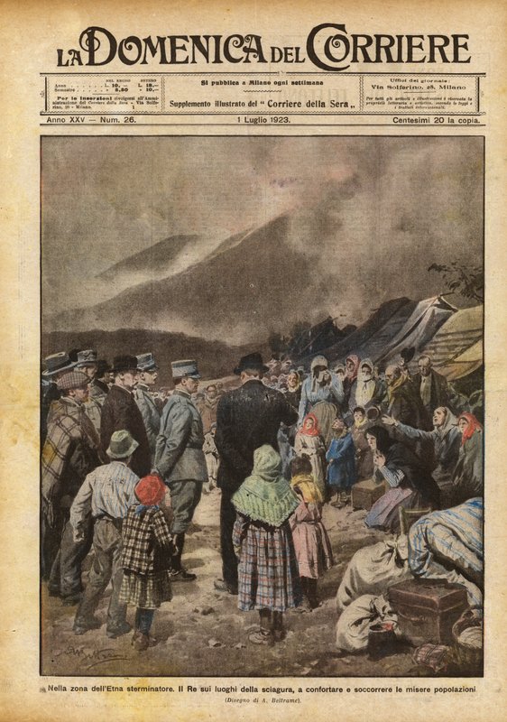 I Etna-udrydderområdet af Achille Beltrame