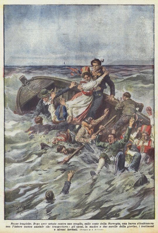 Tragisk bryllup af Achille Beltrame