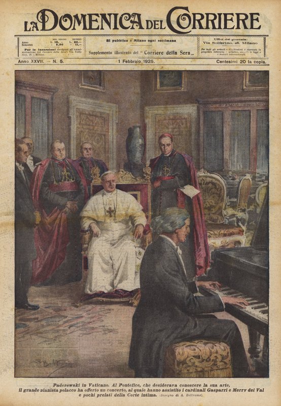 Paderewski i Vatikanet af Achille Beltrame