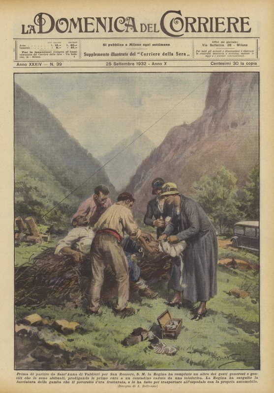 Før han forlod SantAnna di Valdieri til San Rossore, skabte SM dronningen en anden gud? af Achille Beltrame