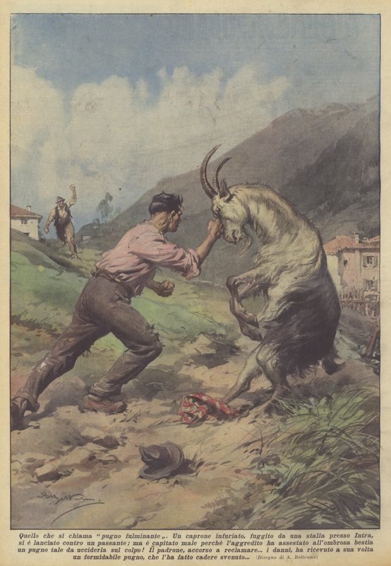 Det man kalder et lynnedslag af Achille Beltrame