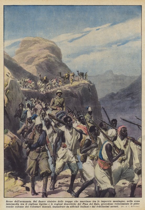 Scene dellavanzata af Achille Beltrame